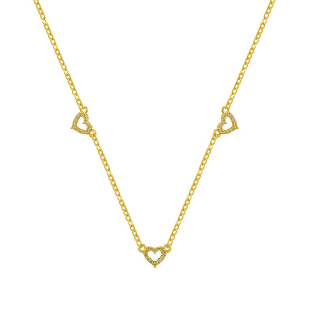 Triple Love Necklace - EVRYJEWELS